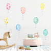 Nursery Wall Decals 7Pcs Colourful Balloon