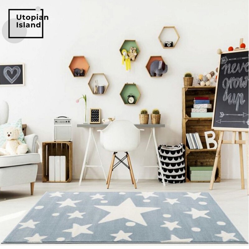 Square Area Rug Stars