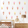 Pattern Wall Decals Ice Creams