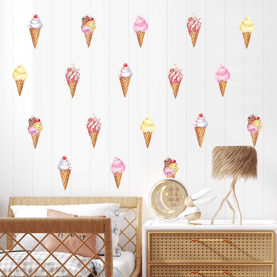 Pattern Wall Decals Ice Creams