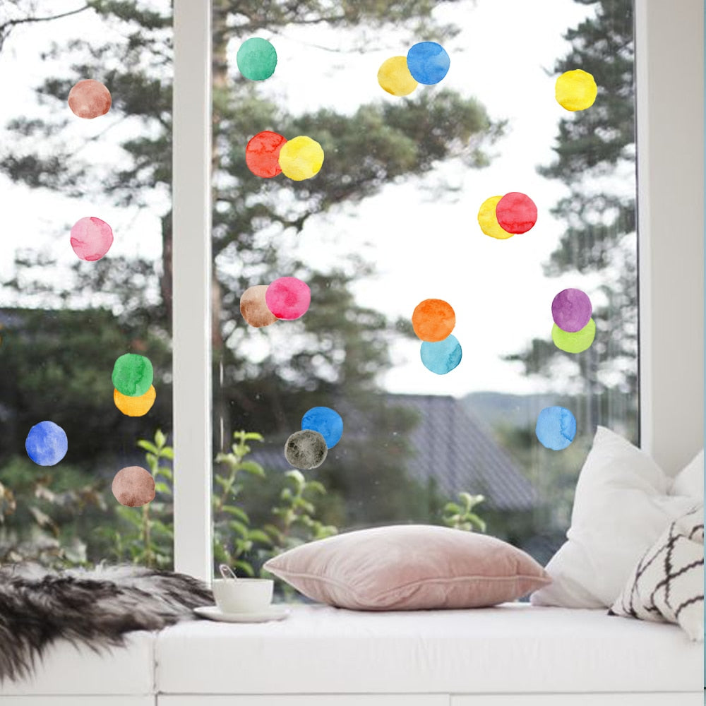 Pattern Wall Decals Polka Dot Styles