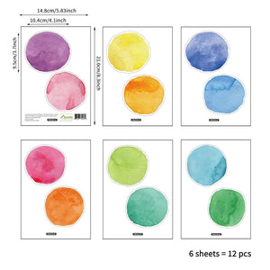 Pattern Wall Decals Polka Dot Styles