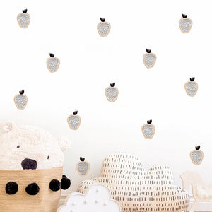 Cartoon Wall Decals Cute Strawberries