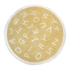 Round Nursery Rug ABC Alphabet