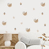 Boho Wall Decals Cute Animal Floral Watercolor