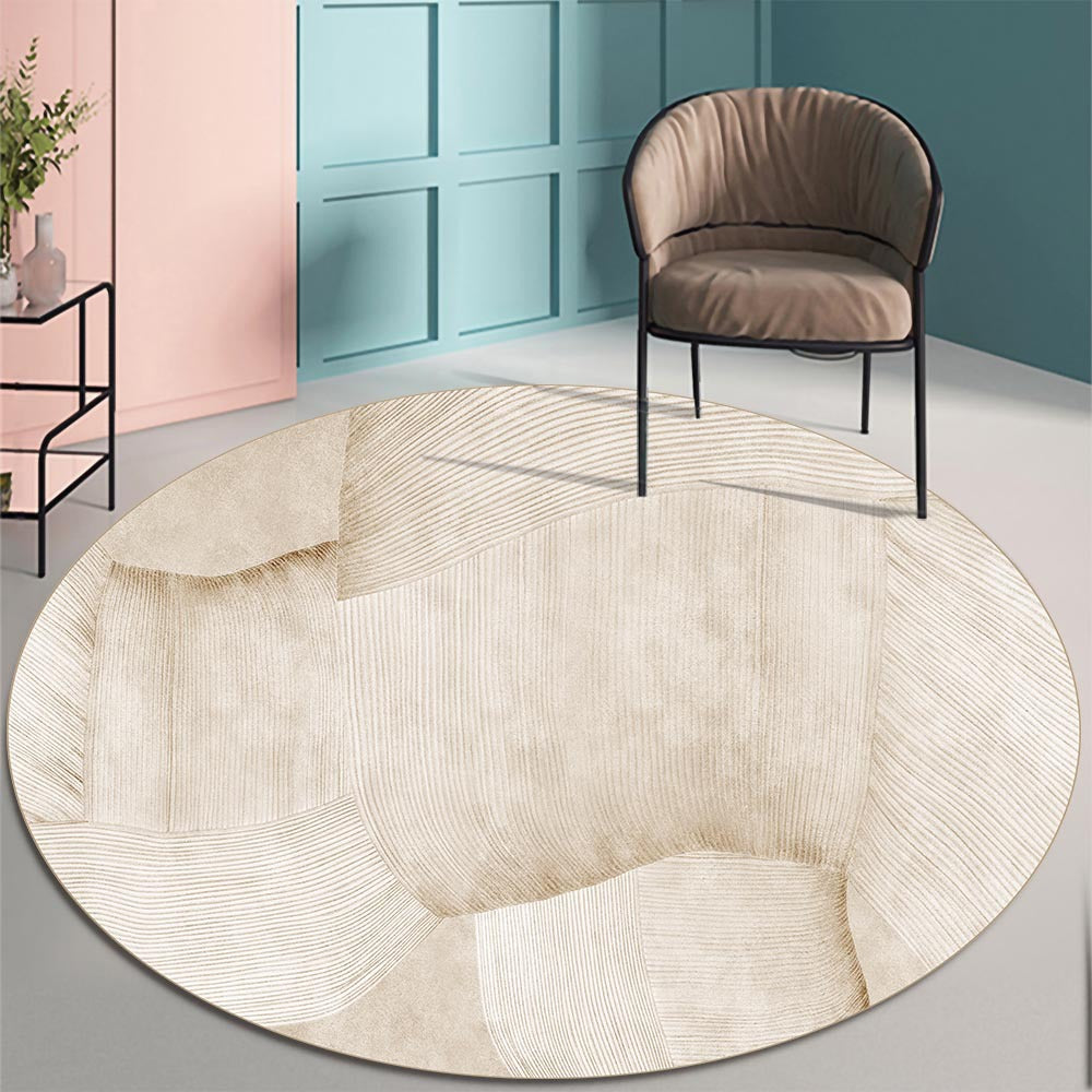 Modern Style Area Round Rug
