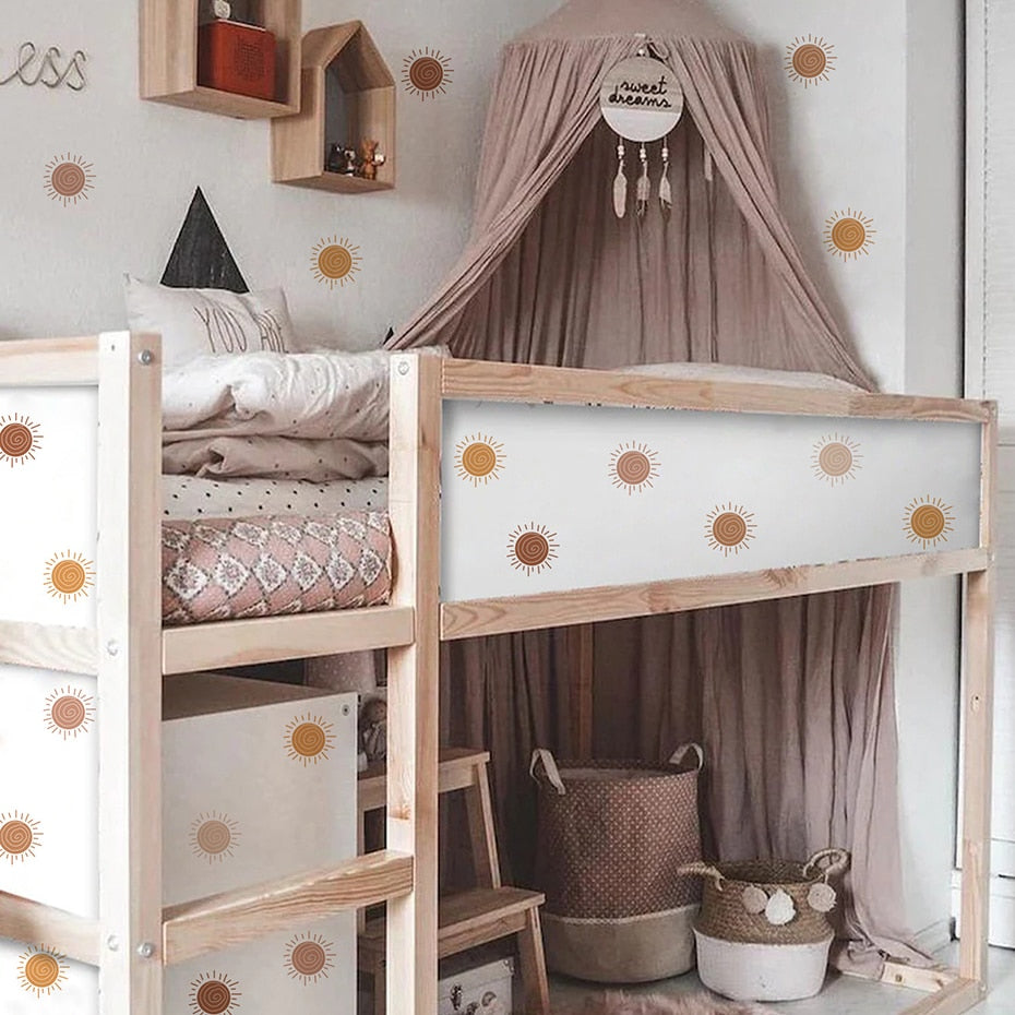 Cartoon Wall Decals Sun Designs