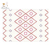 Soft Area Rug Geometric Diamond Pattern