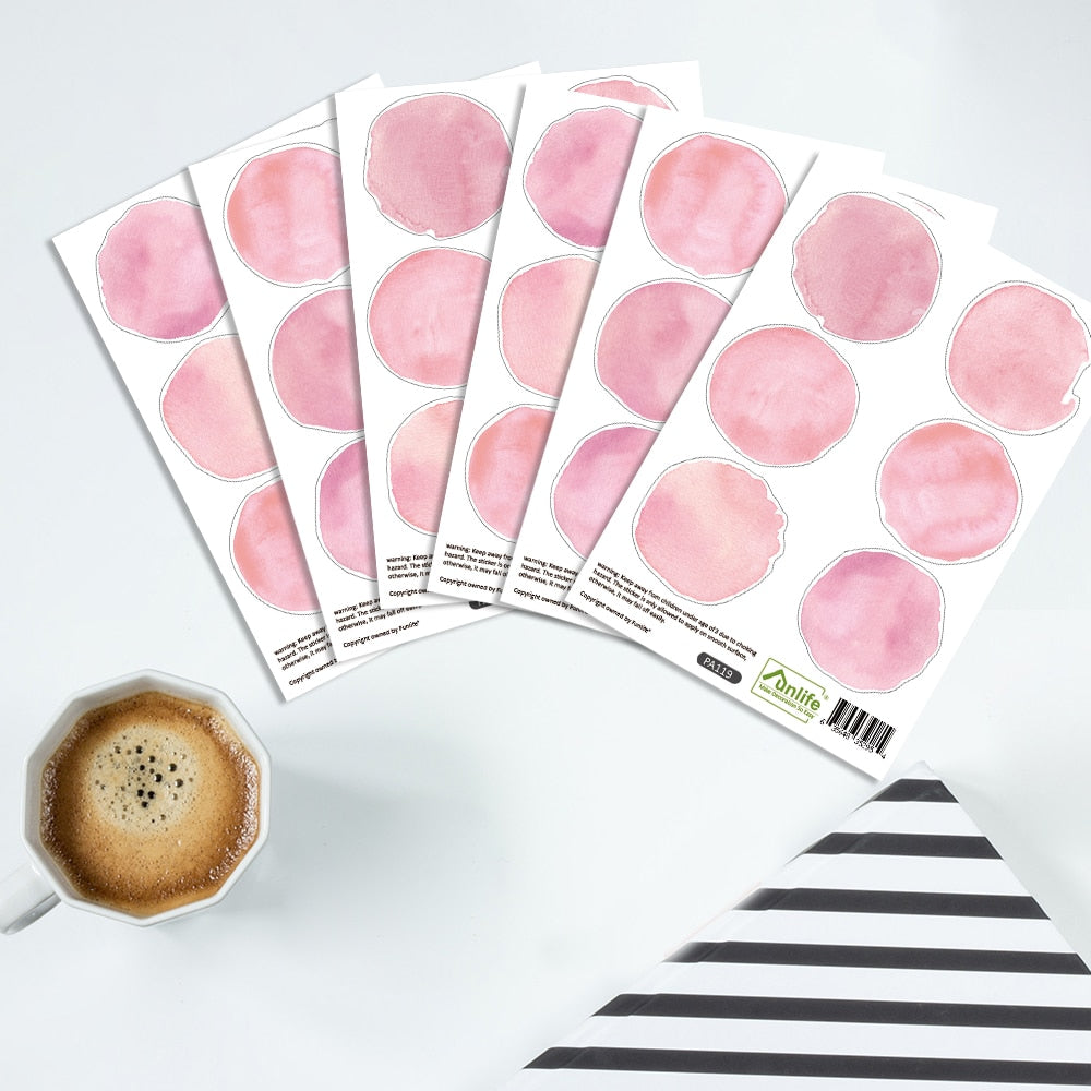 Pattern Wall Decals Polka Dot Styles