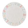 Round Rug Color ABC Alphabet