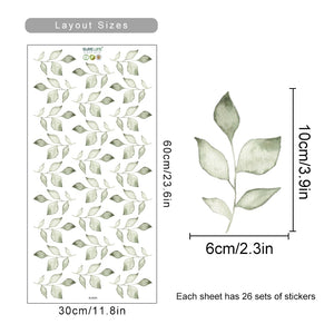 Boho Herbs Field Flowers Wall Decals