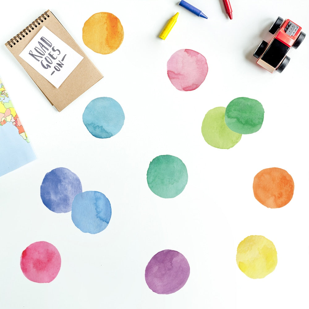 Pattern Wall Decals Polka Dot Styles