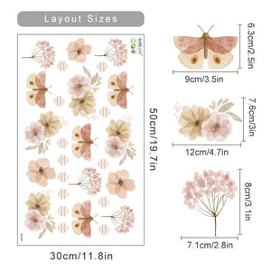 Floral Wall Decals Spring Flowers