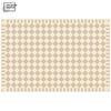 Rectangular Area Rug Khaki Chess