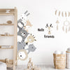 Nursery Wall Decals Cute Animal Friends