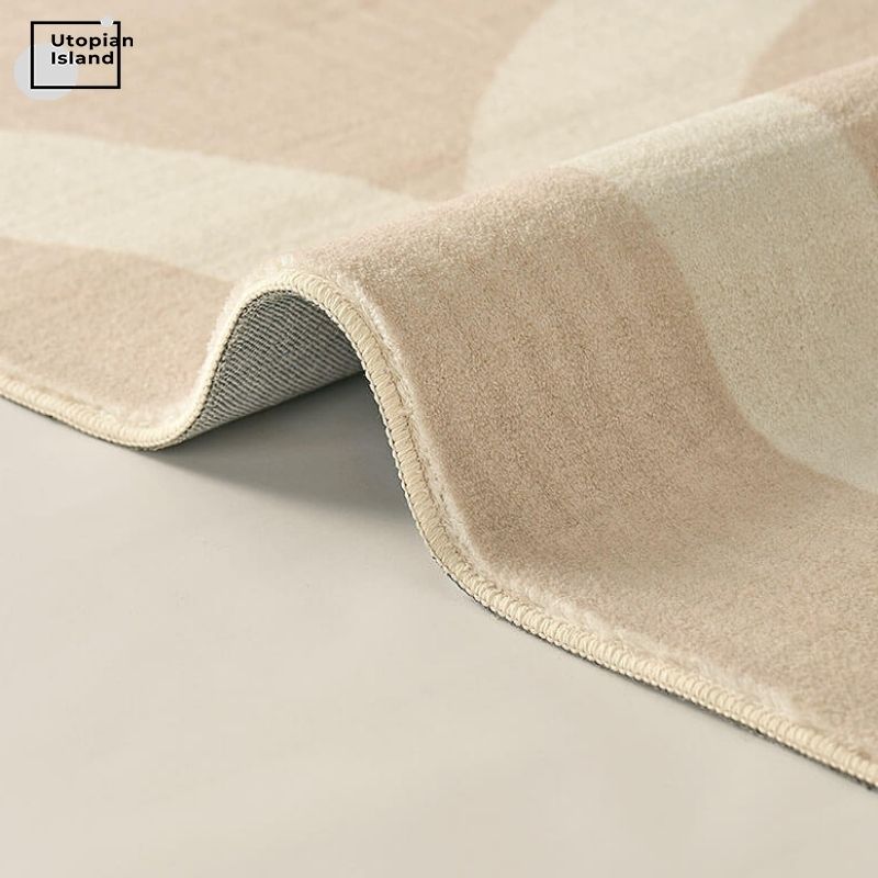 Nordic Fluffy Are Rug Stripe Path