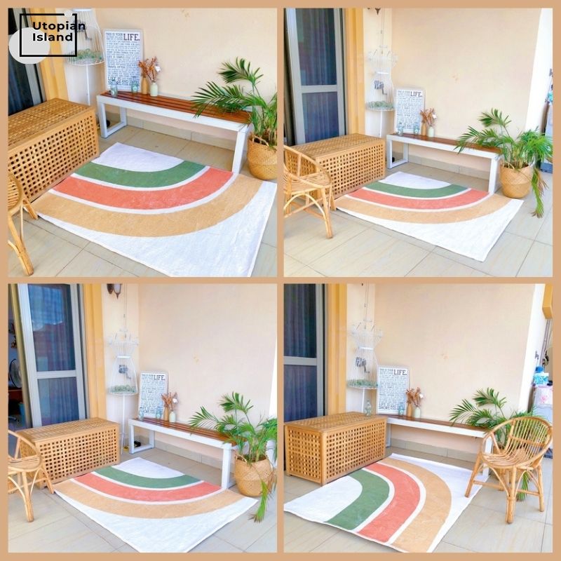 Area Rug Nature Color Rainbow