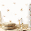 Boho Sun Pattern Wall Decals
