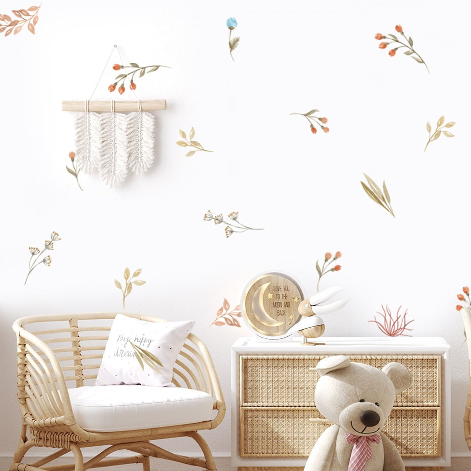 Floral Wall Decals Spring Flowers