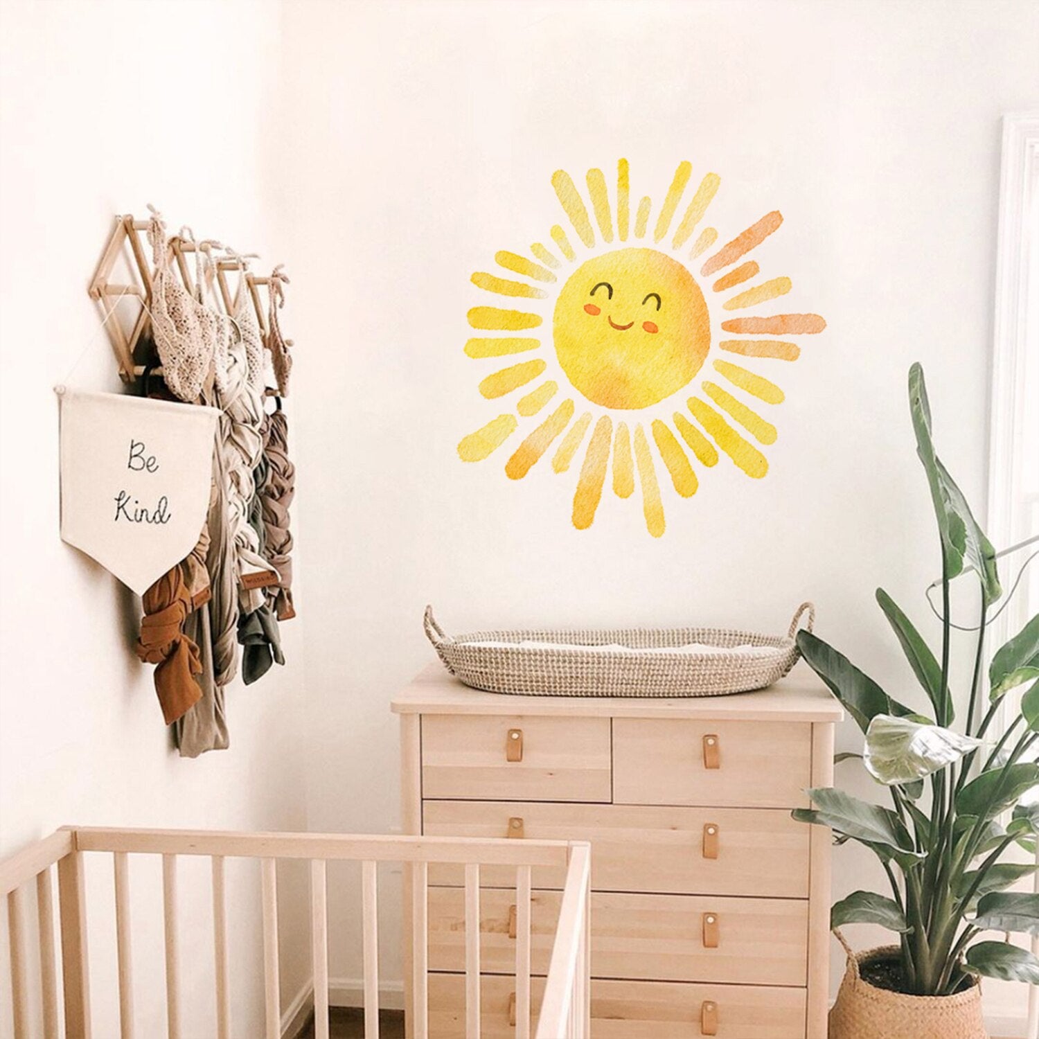 Happy Sun Wall Decal