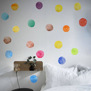 Pattern Wall Decals Polka Dot Styles