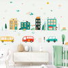 Cartoon Wall Decals City Landscape