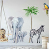 Nursery Wall Decals Large Africa AnimalsTree