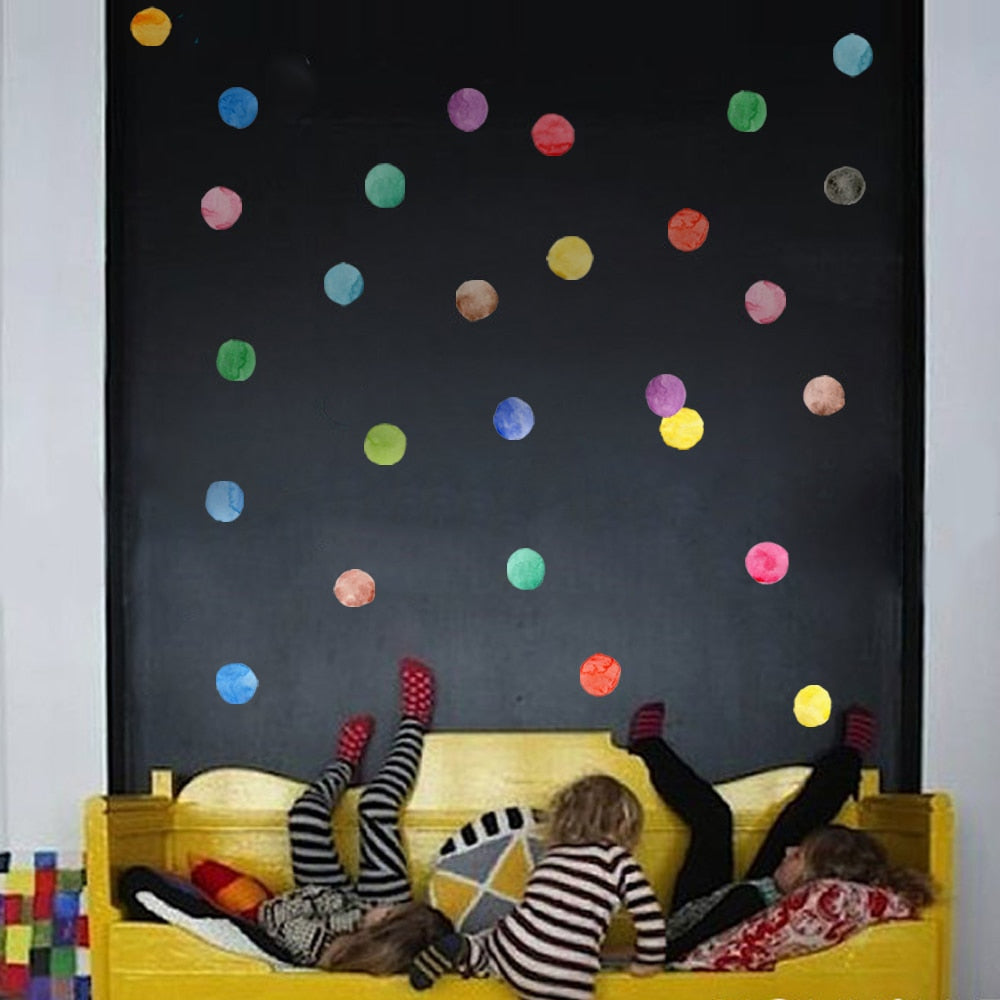 Pattern Wall Decals Polka Dot Styles
