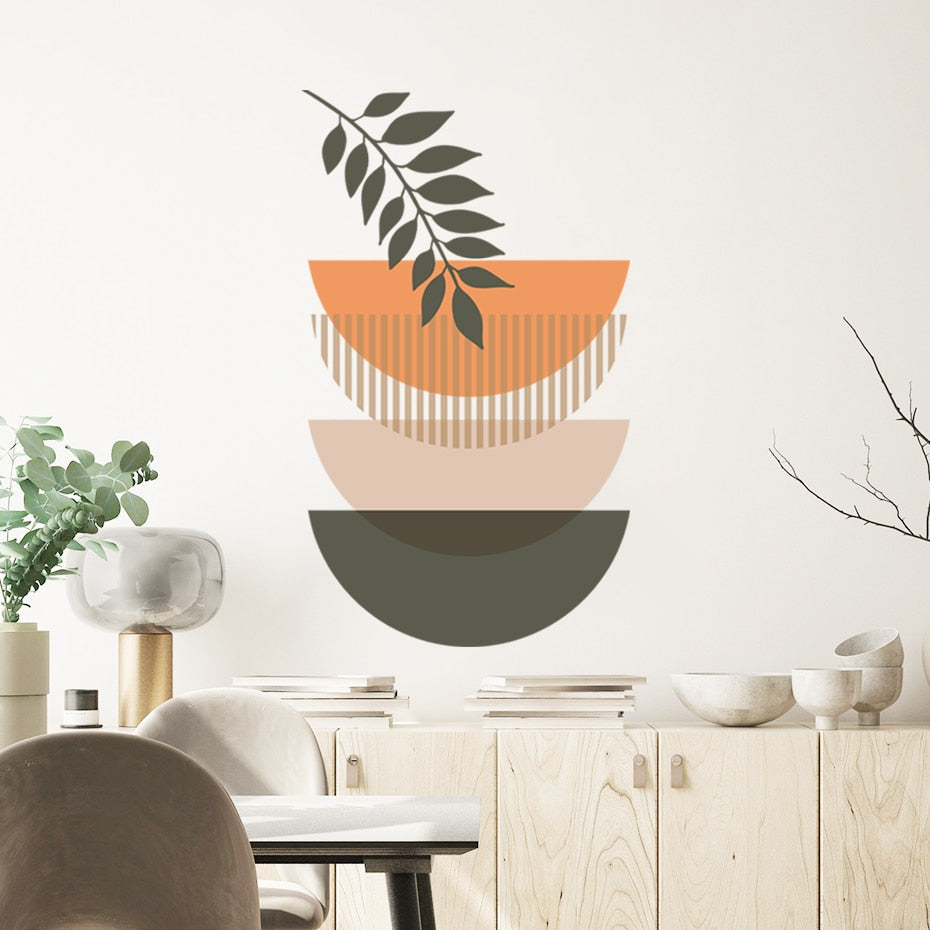 Boho Wall Decals Abstract Art Geometric