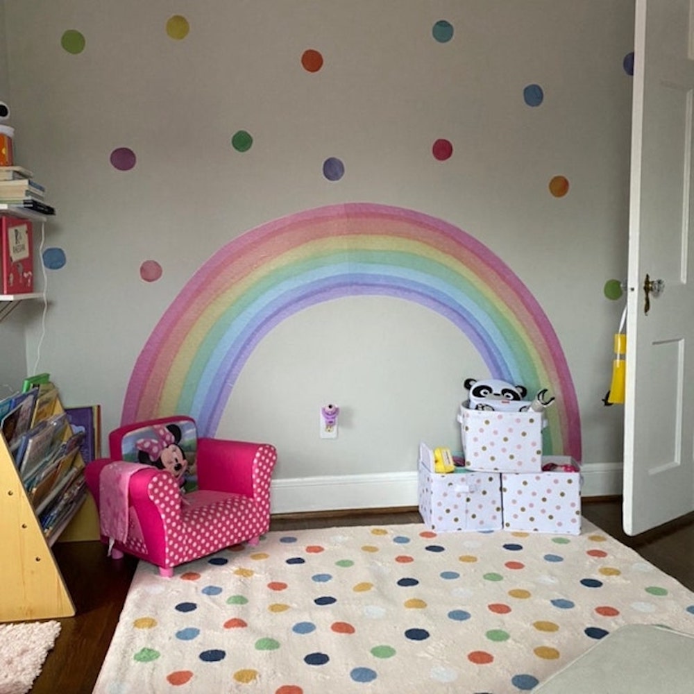 Watercolor Classic Rainbow Wall Decal