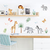 Cartoon Wall Decals Cute Animal Giraffe
