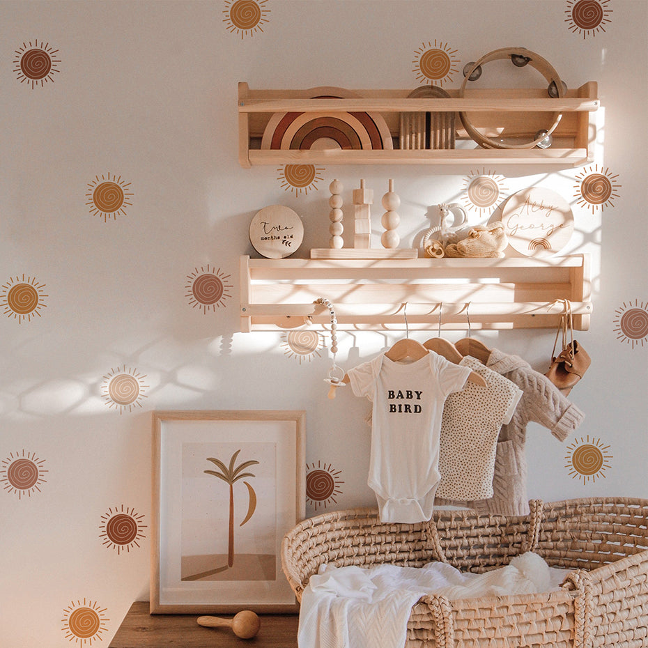 Cartoon Wall Decals Sun Designs