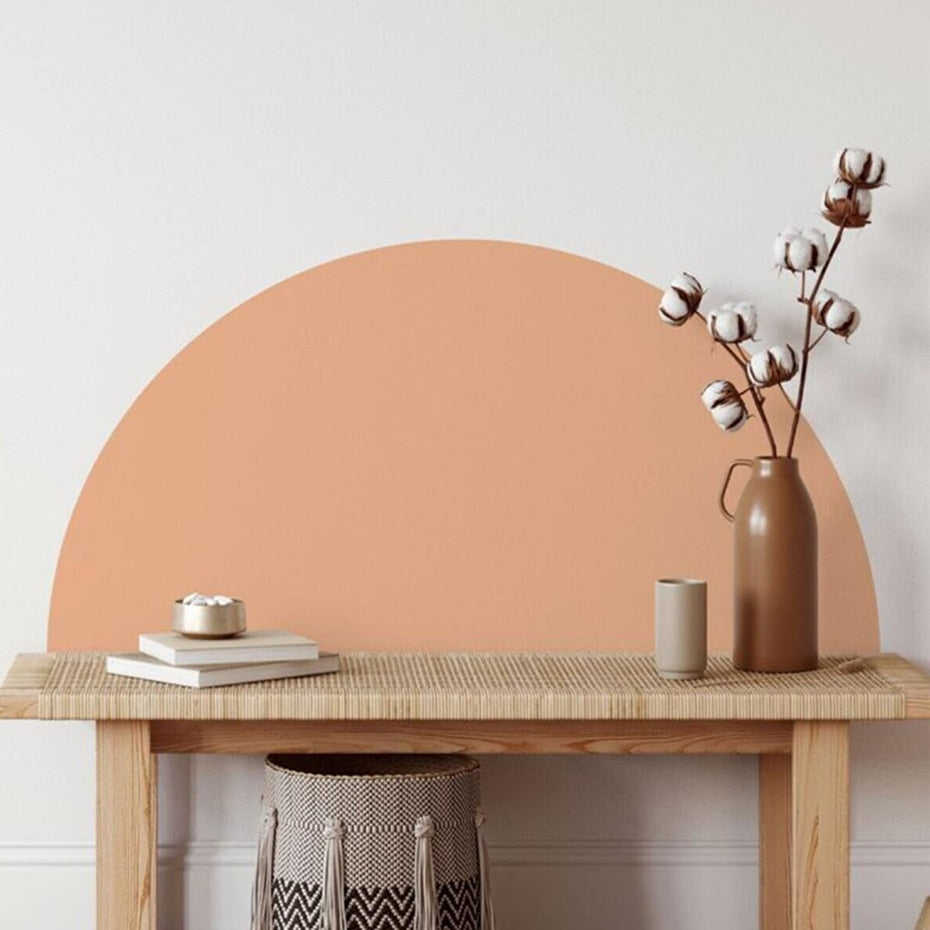 Bohemian Wall Decal Half Circle Graphic