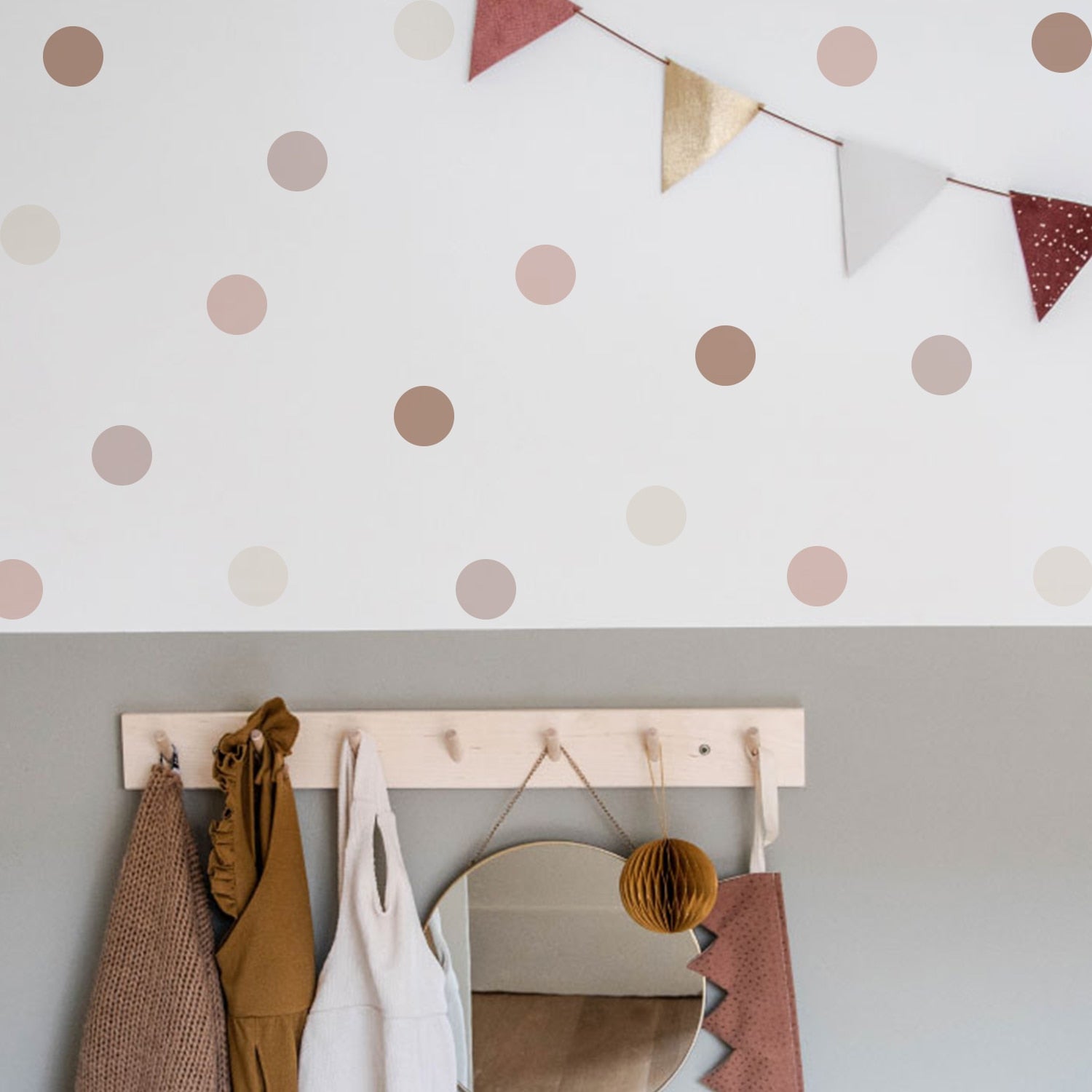 Pattern Wall Decals Polka Dot Styles