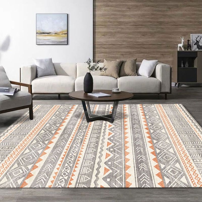 Ribbed Moroccan Soft Area Rug