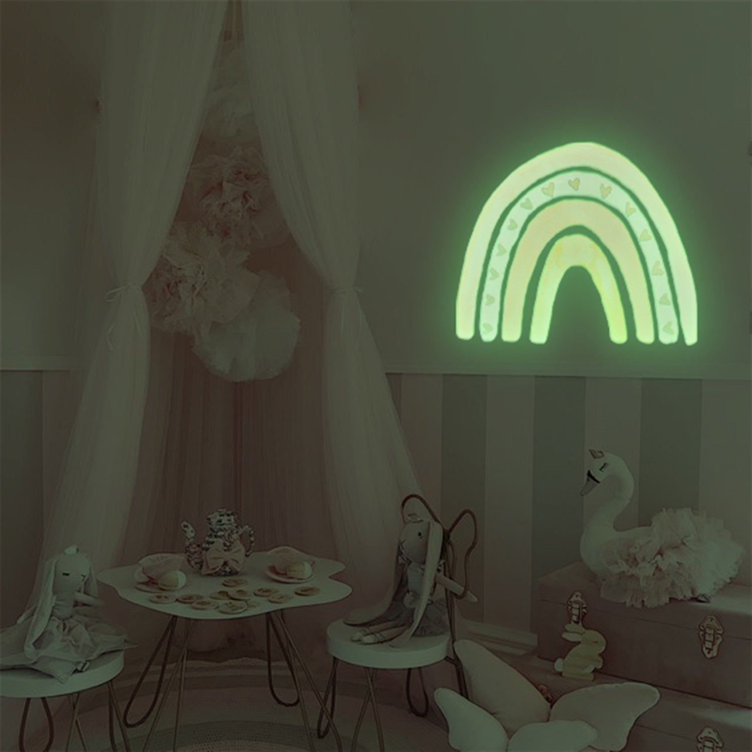 Rainbows Glow In The Dark Wall Decal