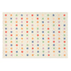 Area Rug Colorful Squared Pattern