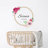 Custom Wall Decal Baby Name Birth Date