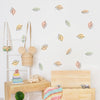 Nursery Wall Decals Leaves Watercolor