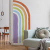 Boho Wall Decal Large Rainbow Watercolor