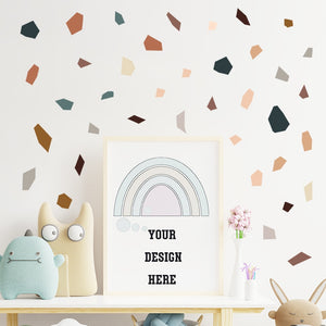 Abstract Pattern Geometric Wall Decals