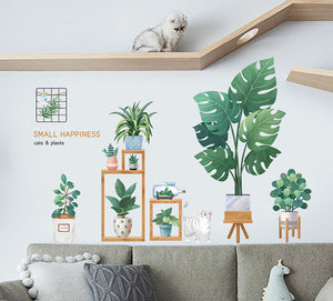 Cartoon Wall Decals Little Cute Cats