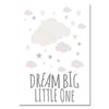Dream Big Owl Nursery Canvas Posters