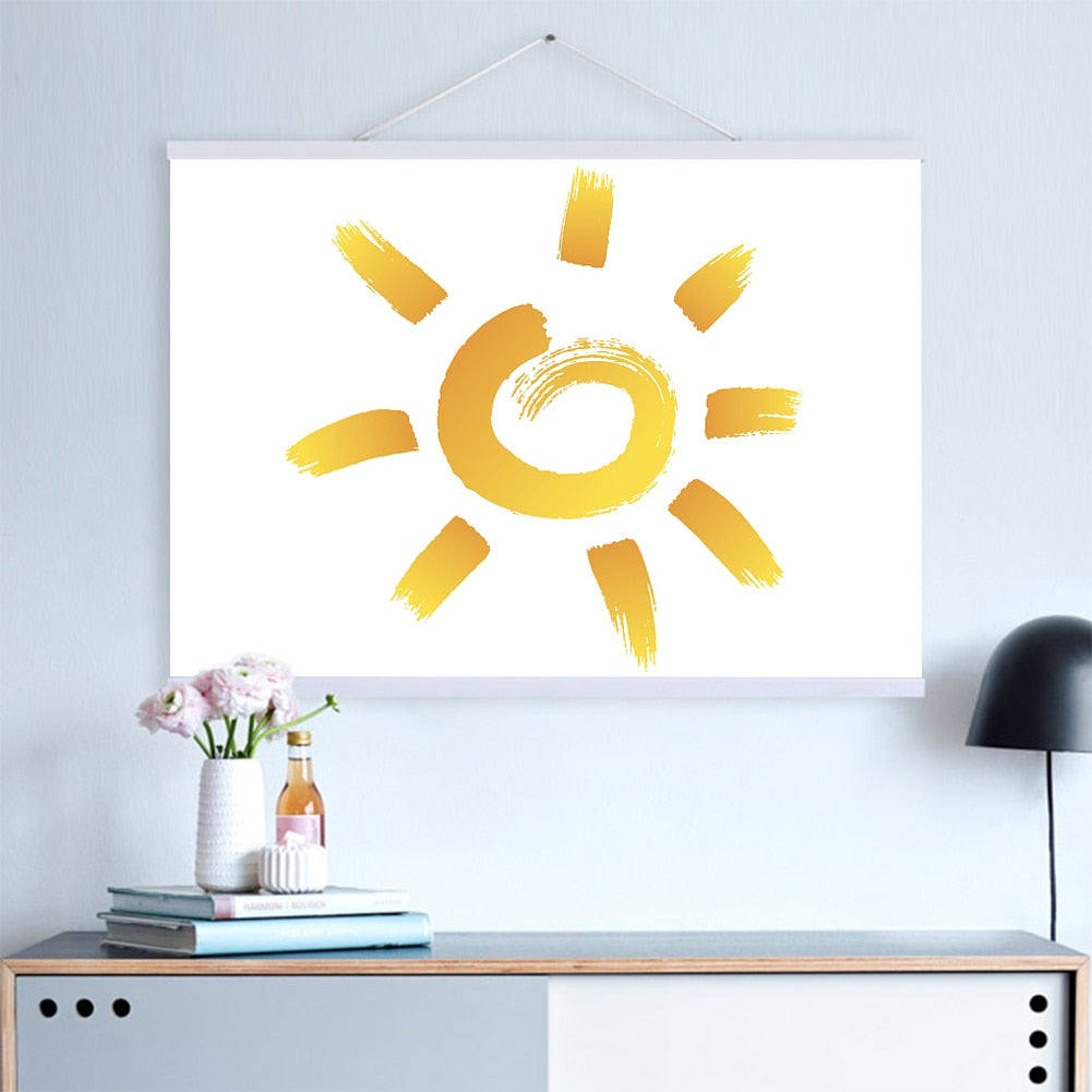 Wooden Poster Hanger Frame