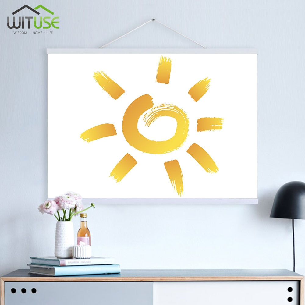 Wooden Poster Hanger Frame