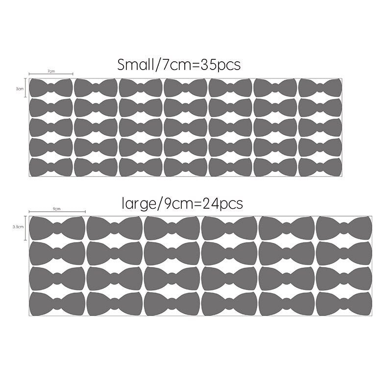 Little Bowknot Pattern Nursery Wall Stickers
