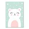 Cartoon Rabbits Nursery Canvas Posters